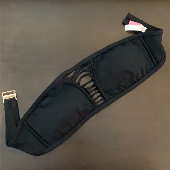 Victoria Secret Black Strappy Swimming Bandeau